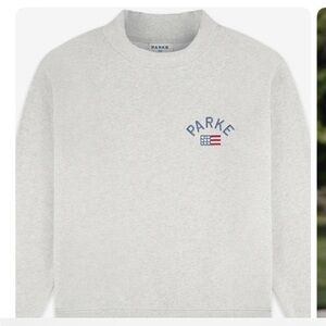 SOLD Parke embroidered flag mockneck